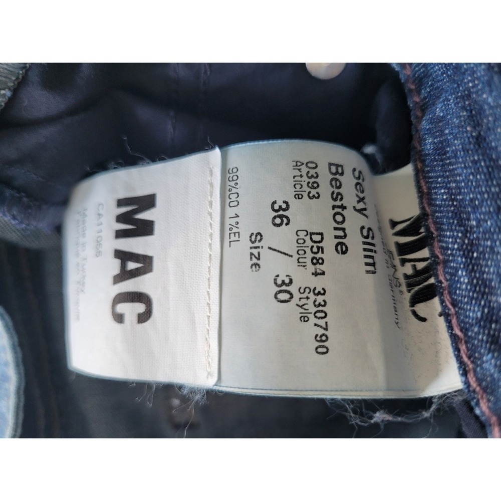 MAC Women's Jeans Sexy Slim Bestone Women's Size 36 L30 Condition Very Good - Picture 4 of 13